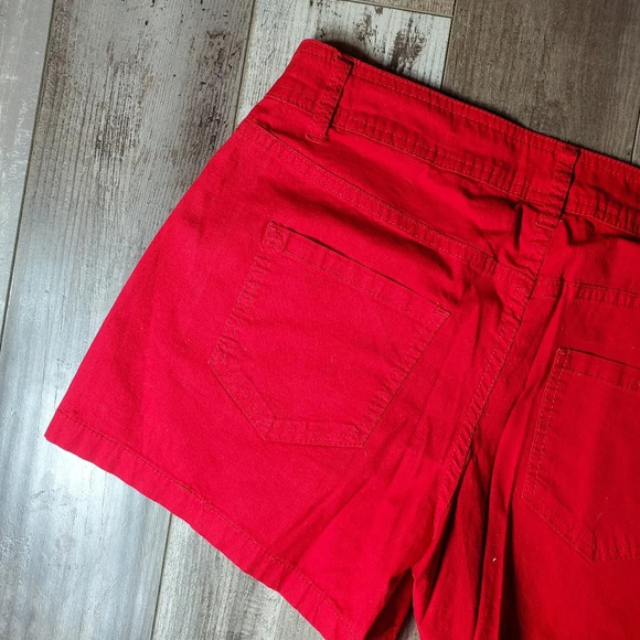 Faded Glory Size 4 Red Women’s Shorts - Picture 7 of 8